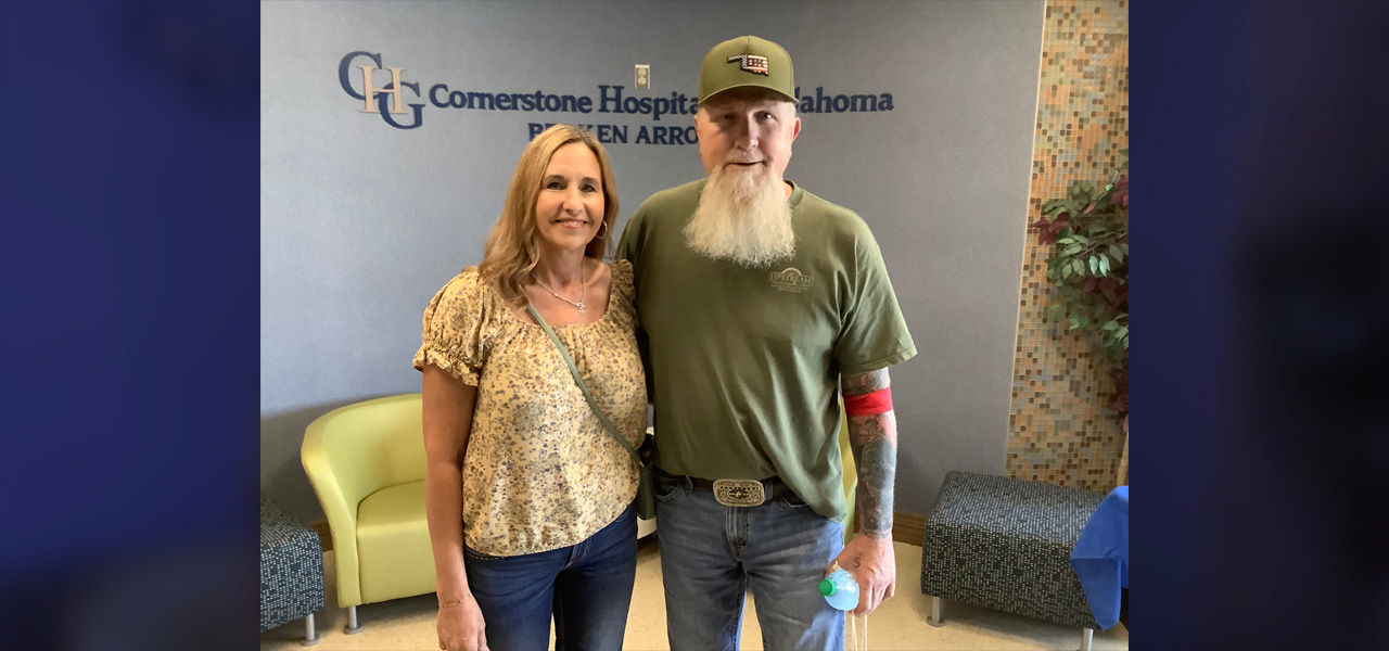 Cornerstone Specialty Hospital Broken Arrow patient Brian shares his story of successful recovery